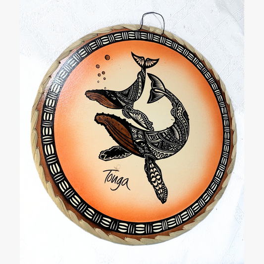 Tongan Wall Art (Whales)