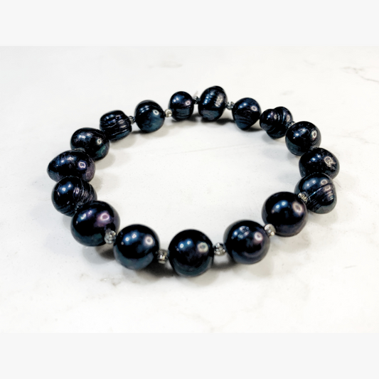 South Sea (Tonga) Cultured Black Pearl Bracelet