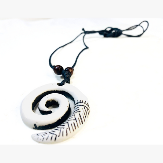 Tribal Etched Pendant (Kahoa Bone)