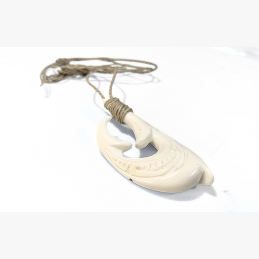 Tongan Kahoa Bone Hook Pendant