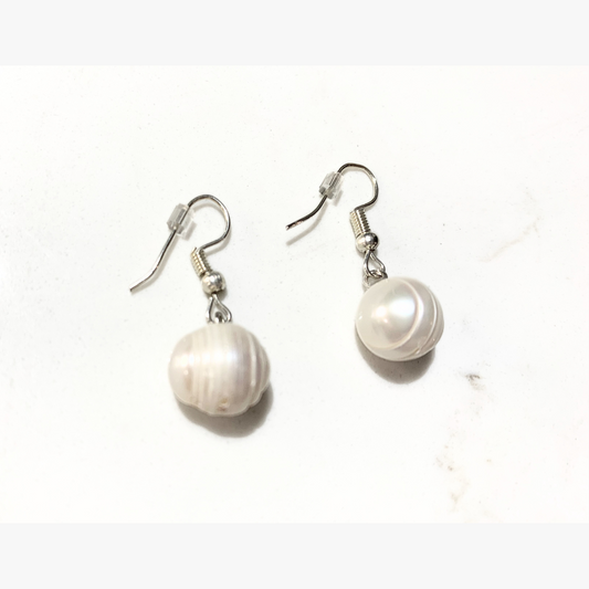 Cultured Baroque Pearl Earrings