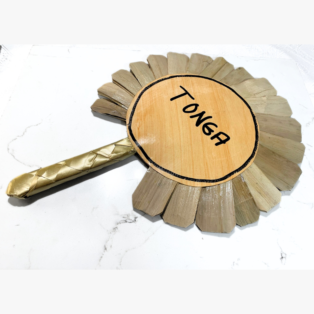 Handcrafted Tongan Fan (Tapa)