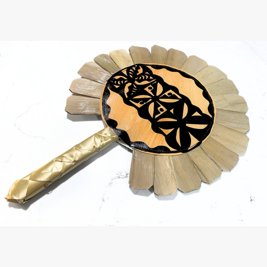 Handcrafted Tongan Fan (Tapa)