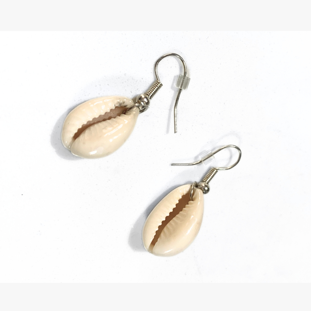 Tongan Cowrie (Sipi) Shell Earrings