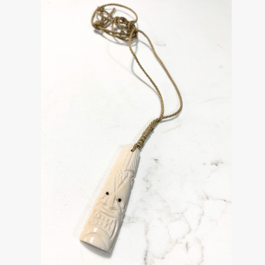 Kahoa Bone Tiki Pendant