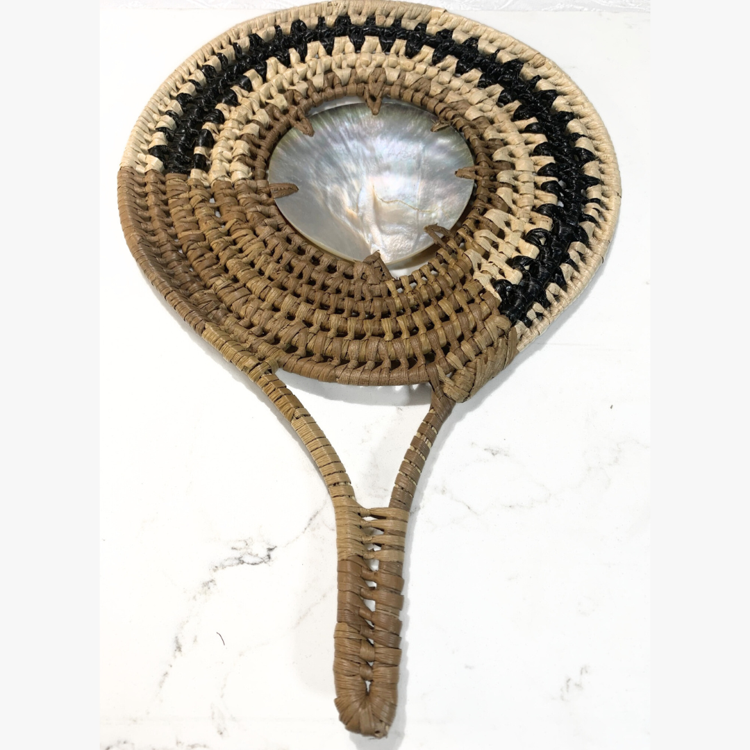 Traditional Shell Fan from Vava'u, Tonga