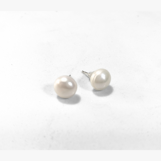 Cultured Mabe Pearl Earrings
