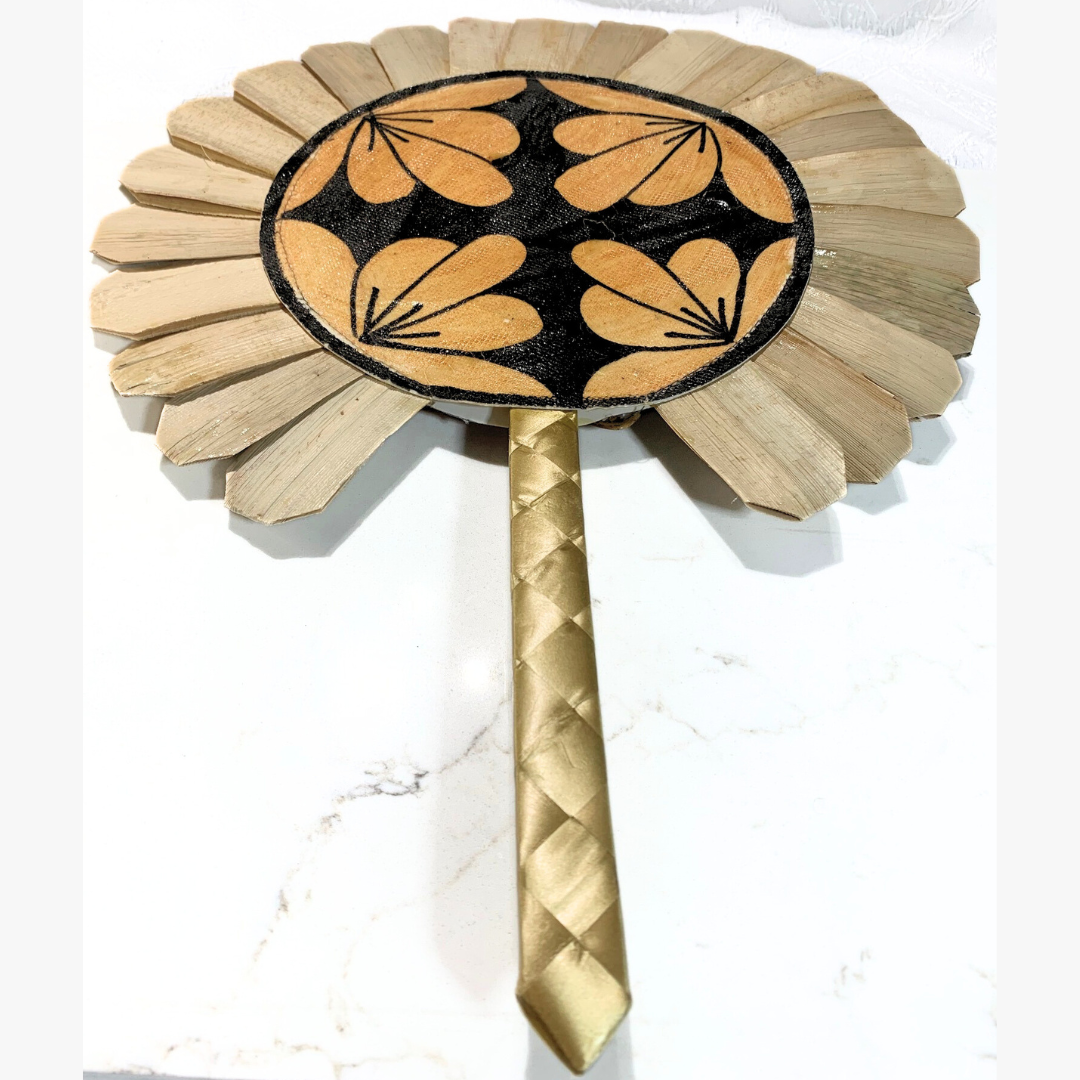Handcrafted Tongan Tapa Fan
