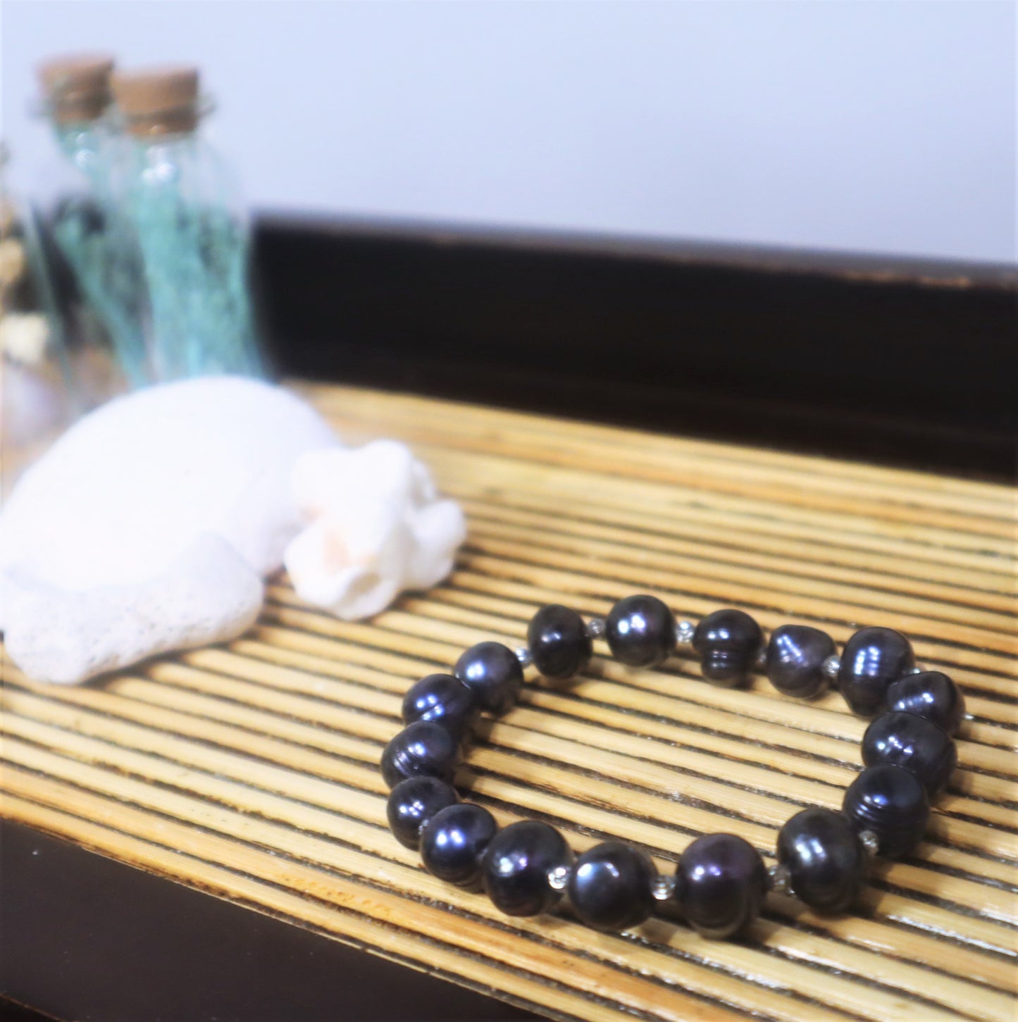 South Sea (Tonga) Cultured Black Pearl Bracelet
