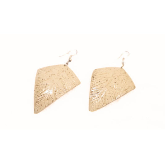 Cream Coconut Shell Earrings