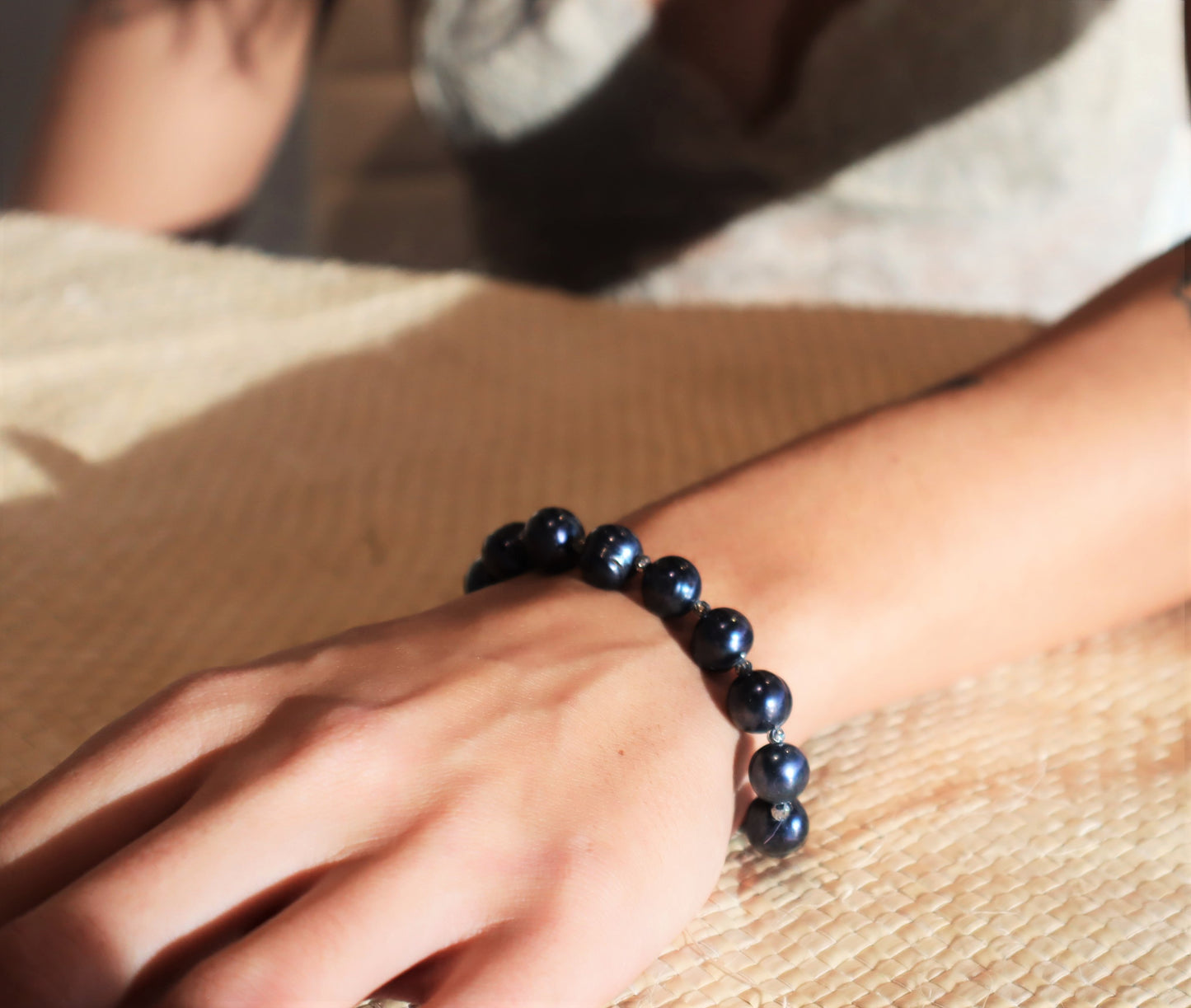 South Sea (Tonga) Cultured Black Pearl Bracelet