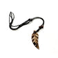 Carved Leaf (Kahoa Bone) Pendant