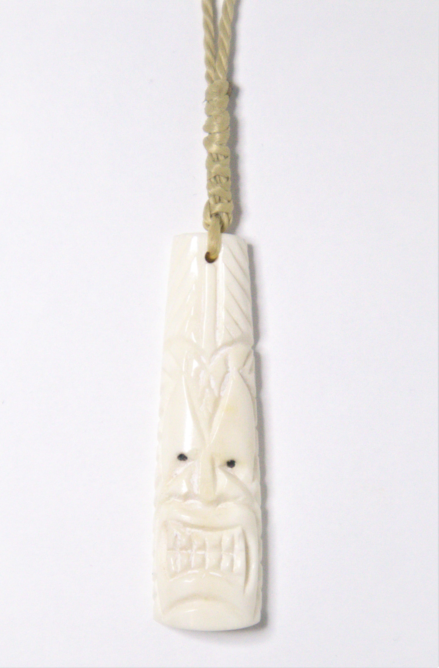 Kahoa Bone Tiki Pendant