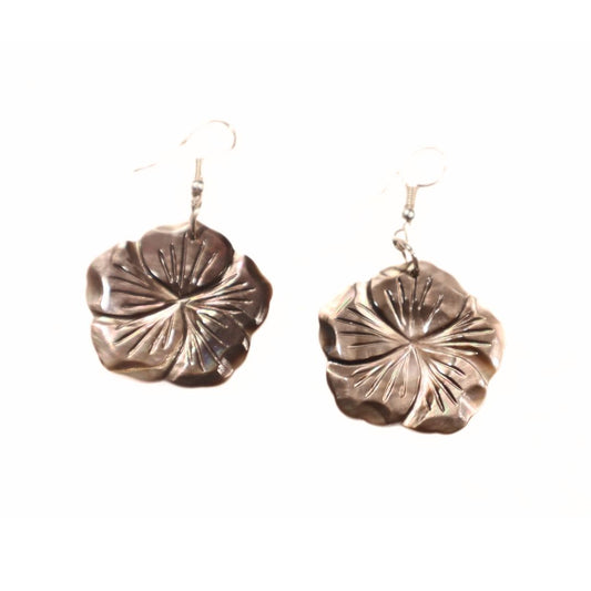 Mother-of-Pearl Shell Earth tone Earrings