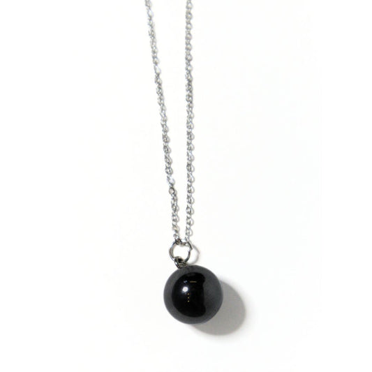 Single Cultured Black Pearl Necklace