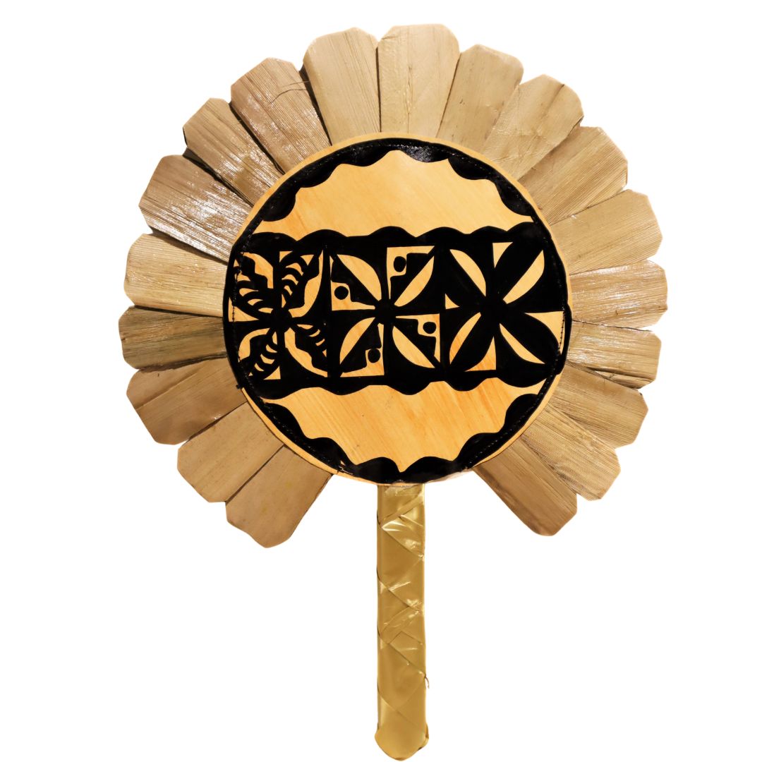 Tongan Handcrafted Fan (Tapa)