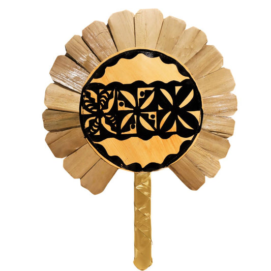 Tongan Handcrafted Fan (Tapa)