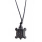 Deep Sea Stone Carved Turtle Pendant