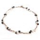 Black & White Cultured Baroque Pearl Woven Necklace